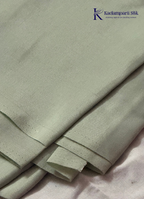 Mint Green Floral Printed Salwar Material with Elegant Striped Weave