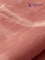 Rose pink shimmer silk saree with elegant sequin embroidery, soft shimmer texture, scalloped border detailing, lightweight flowy fabric, and glamorous partywear styling by Kadamparii Silk.