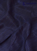 Kadamparii Silk maroon soft semi tussar silk saree with woven pattern and navy blue contrast border, displayed on a white background.