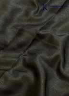 Kadamparii Silk beige and black semi tussar silk saree with abstract design and subtle motif detailing, displayed on a white background.
