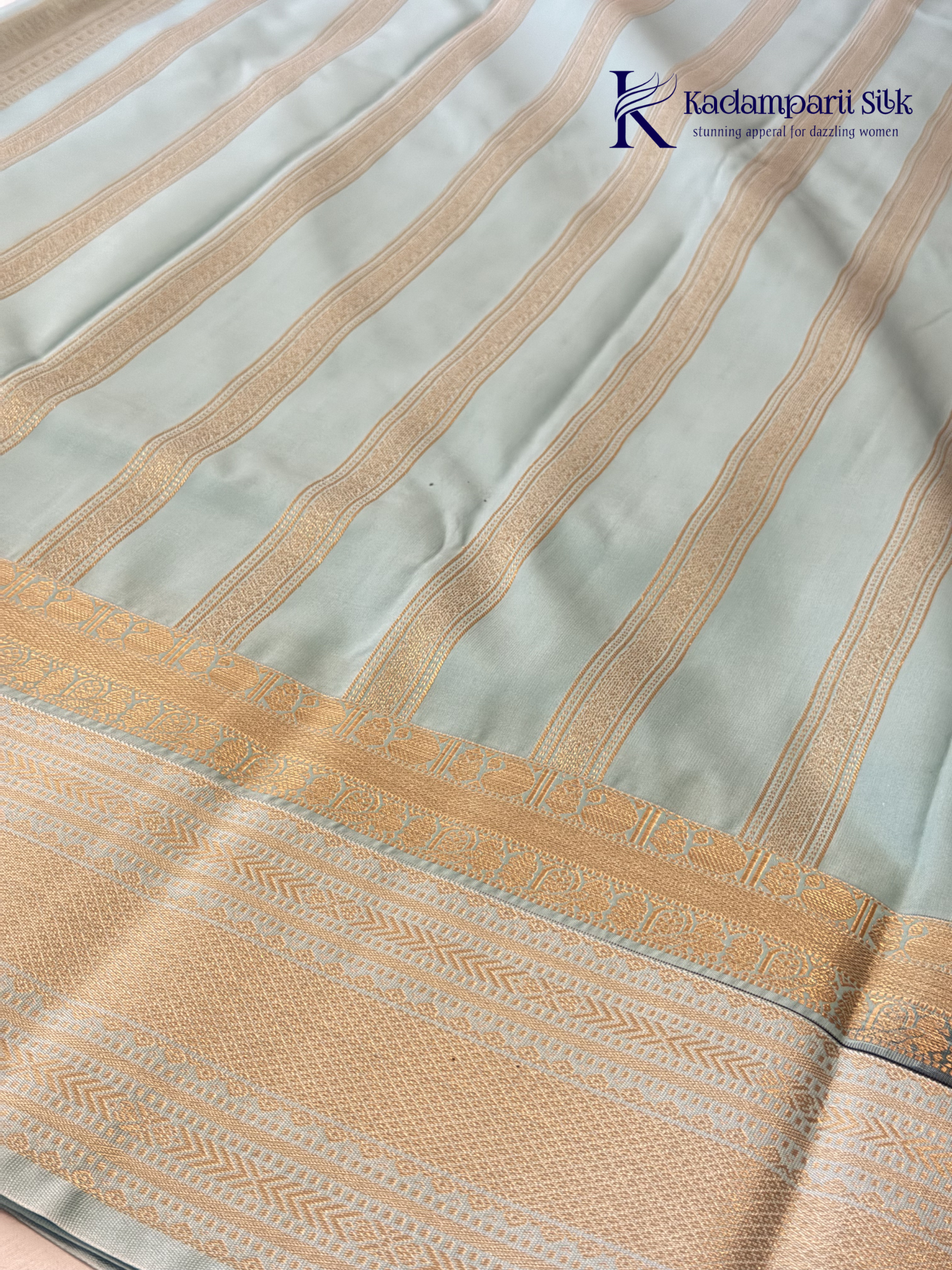 Deep Purple Art Silk Saree with Sky Blue Zari Border